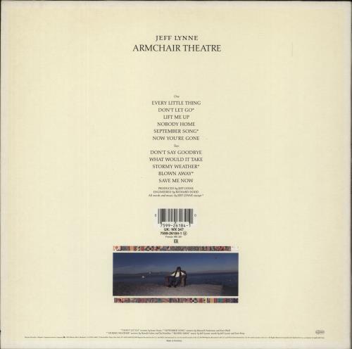 Jeff Lynne Armchair Theatre vinyl LP album (LP record) UK J-LLPAR448757