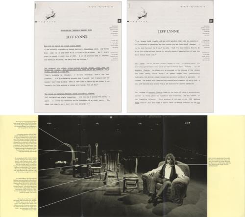 Jeff Lynne Armchair Theatre media press pack US J-LPPAR453370