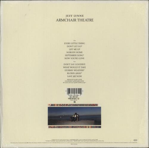 Jeff Lynne Armchair Theatre vinyl LP album (LP record) UK J-LLPAR874431