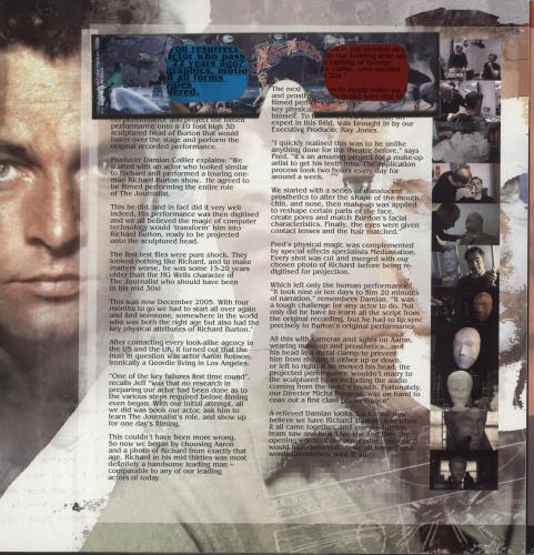 Jeff Wayne The War Of The Worlds + 3D glasses tour programme UK JFWTRTH648710