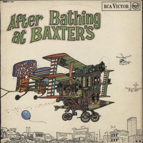 Jefferson Airplane After Bathing At Baxter's - Mono VG vinyl LP album (LP record) UK JEFLPAF864569