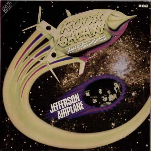 Jefferson Airplane Rock Galaxy 2-LP vinyl record set (Double LP Album) German JEF2LRO278659