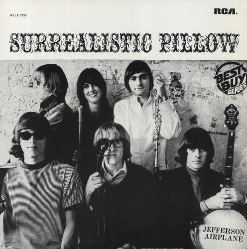 Jefferson Airplane Surrealistic Pillow vinyl LP album (LP record) Canadian JEFLPSU278615