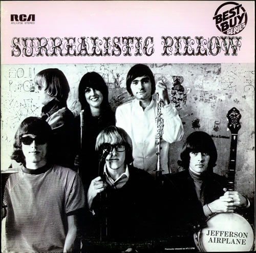Jefferson Airplane Surrealistic Pillow vinyl LP album (LP record) US JEFLPSU521449