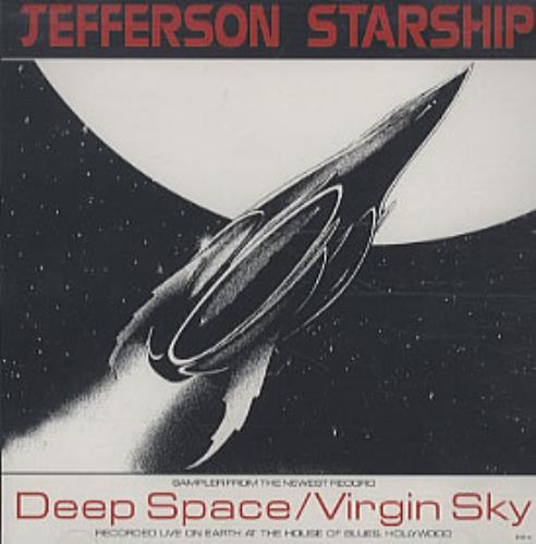 Jefferson Starship Deep Space/Virgin Sky - Sampler CD single (CD5 / 5") US JFSC5DE323393