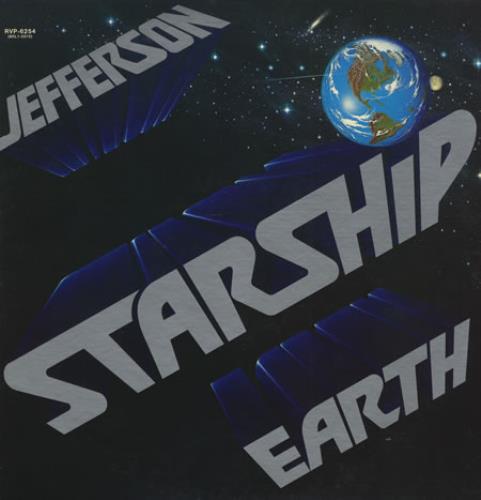 Jefferson Starship Earth vinyl LP album (LP record) Japanese JFSLPEA136243