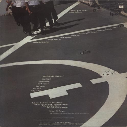 Jefferson Starship Freedom At Point Zero vinyl LP album (LP record) UK JFSLPFR553472