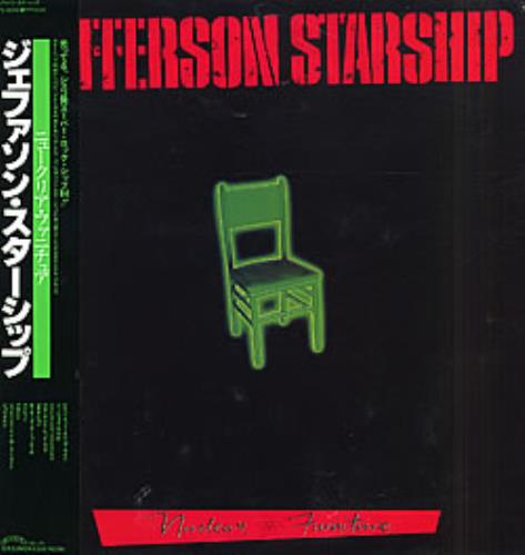 Jefferson Starship Nuclear Furniture vinyl LP album (LP record) Japanese JFSLPNU153405