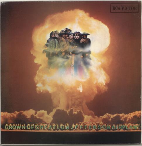 Jefferson Airplane Crown Of Creation - 2nd - EX vinyl LP album (LP record) UK JEFLPCR264152