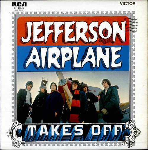 Jefferson Airplane Takes Off Orange Label UK vinyl LP album (LP