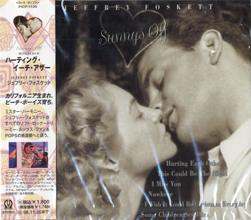 Jeffrey Foskett Sunnys Off CD album (CDLP) Japanese J6FCDSU557464