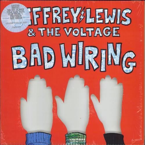 Jeffrey Lewis Bad Wiring - Pale Blue Vinyl + Bonus 7" + Numbered vinyl LP album (LP record) UK JLELPBA772865