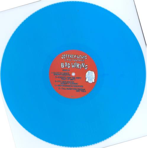 Jeffrey Lewis Bad Wiring - Pale Blue Vinyl + Bonus 7" + Numbered vinyl LP album (LP record) UK JLELPBA772865