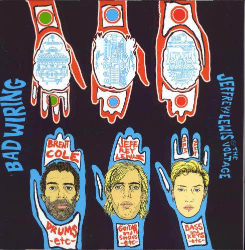 Jeffrey Lewis Bad Wiring - Pale Blue Vinyl + Bonus 7" + Numbered vinyl LP album (LP record) UK JLELPBA772865
