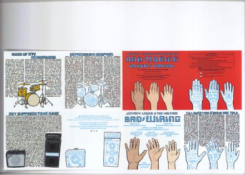Jeffrey Lewis Bad Wiring - Pale Blue Vinyl + Bonus 7" + Numbered vinyl LP album (LP record) UK JLELPBA772865