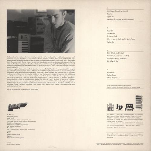 Jehst Falling Down - VG 2-LP vinyl record set (Double LP Album) UK 3GP2LFA775254