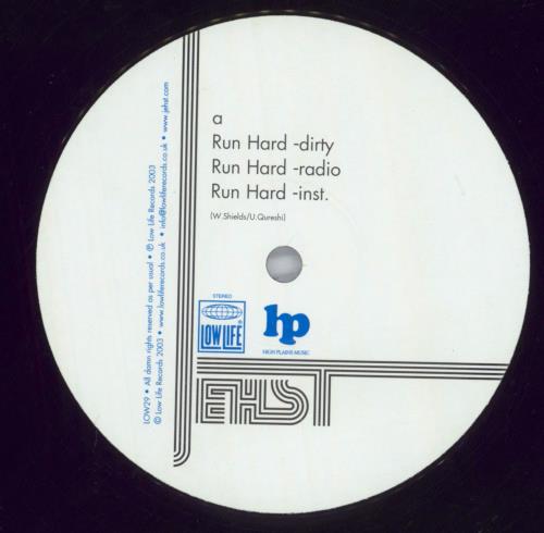 Jehst Run Hard 12" vinyl single (12 inch record / Maxi-single) UK 3GP12RU821305