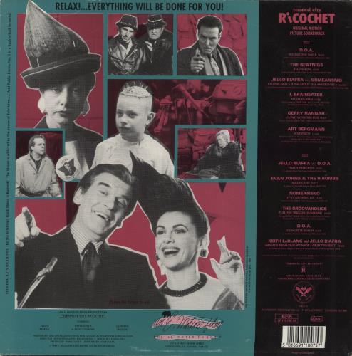 Jello Biafra Terminal City Richochet - VG vinyl LP album (LP record) UK JB8LPTE863032