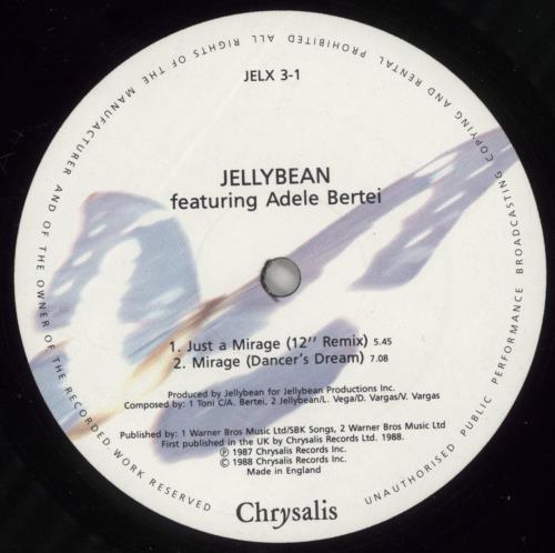 Jellybean Just A Mirage 12" vinyl single (12 inch record / Maxi-single) UK JBE12JU116408