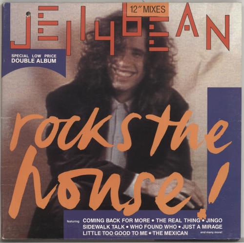 Jellybean Rocks The House 2-LP vinyl record set (Double LP Album) US JBE2LRO693911