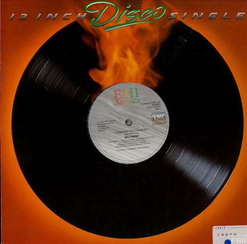 Jellybean Sidewalk Talk (Dance Mix) 12" vinyl single (12 inch record / Maxi-single) Dutch JBE12SI555339