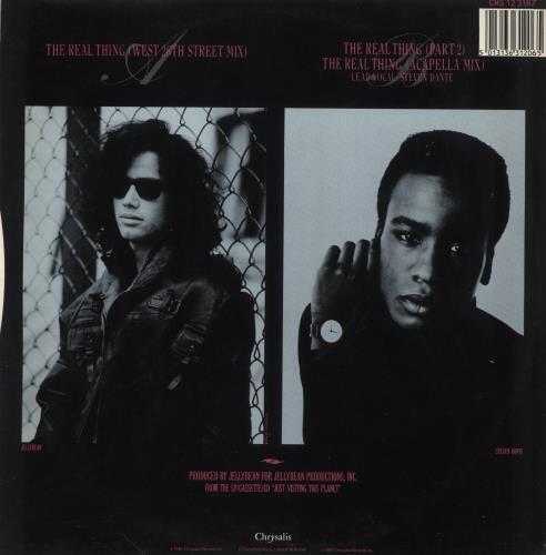 Jellybean The Real Thing 12" vinyl single (12 inch record / Maxi-single) UK JBE12TH192757