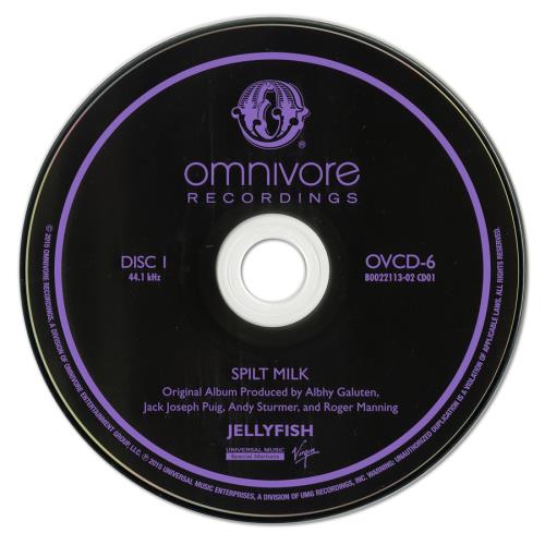 Jellyfish Spilt Milk Complete Experience Remastered Edition Sealed UK 2 CD album set (Double