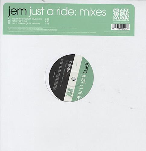 Jem Just A Ride: Mixes 12" vinyl single (12 inch record / Maxi-single) UK JB-12JU327427