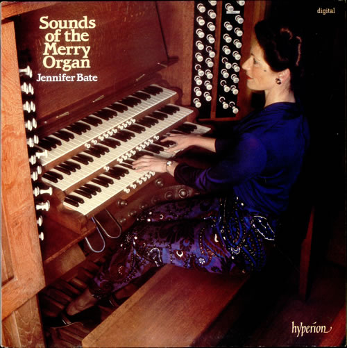 Jennifer Bate Sounds of the Merry Organ vinyl LP album (LP record) UK OZ9LPSO525032
