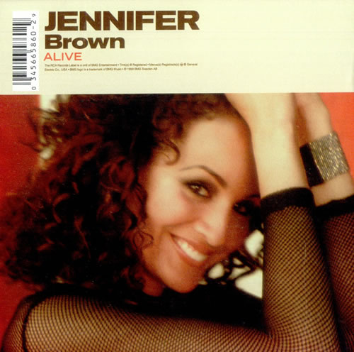 Jennifer Brown Alive CD single (CD5 / 5") US JNFC5AL510116