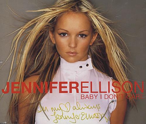 Jennifer Ellison Baby I Don't Care - Part 1 CD single (CD5 / 5") UK JISC5BA377470