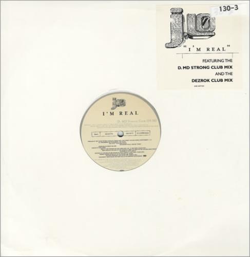 Jennifer Lopez I'm Real 12" vinyl single (12 inch record / Maxi-single) US LPZ12IM216494