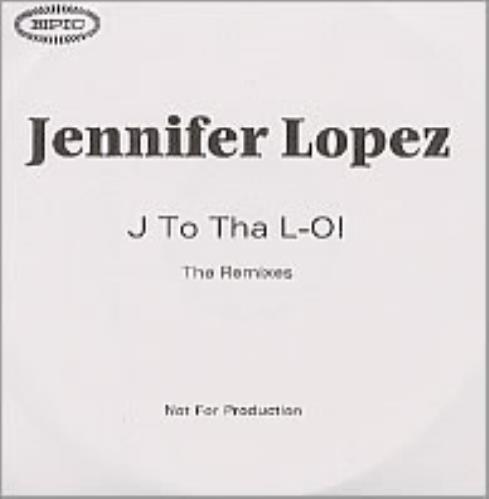 Jennifer Lopez J To Tha L-O! CD-R acetate UK LPZCRJT209128