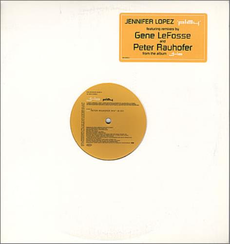 Jennifer Lopez Play 12" vinyl single (12 inch record / Maxi-single) US LPZ12PL202601
