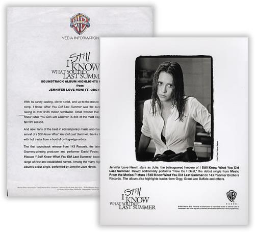 Jennifer Love Hewitt I Still Know What You Did Last Summer media press pack US JLVPPIS388698