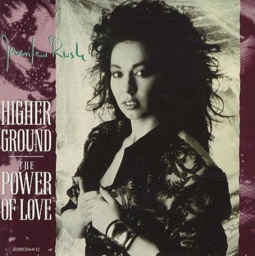 Jennifer Rush Higher Ground 7" vinyl single (7 inch record / 45) UK JRU07HI195663