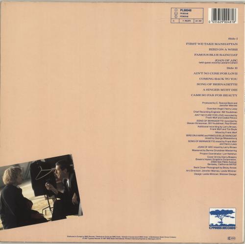 Jennifer Warnes Famous Blue Raincoat - EX vinyl LP album (LP record) German JENLPFA675411