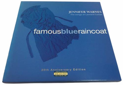 Jennifer Warnes Famous Blue Raincoat: The Songs Of Leonard Cohen Vinyl Box Set US JENVXFA452651