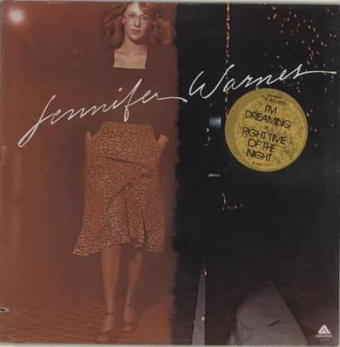 Jennifer Warnes Jennifer Warnes - Hype Sticker vinyl LP album (LP record) US JENLPJE552278
