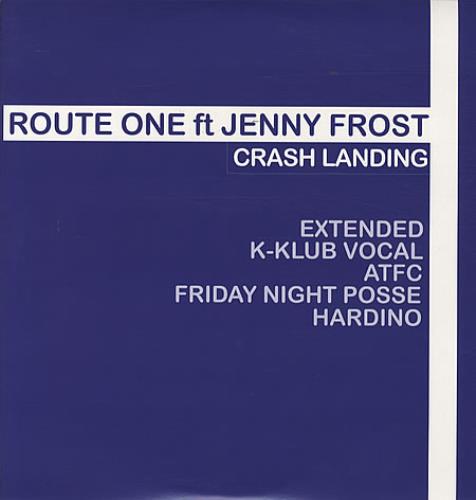 Jenny Frost Crash Landing 12" vinyl single (12 inch record / Maxi-single) UK JFT12CR340679