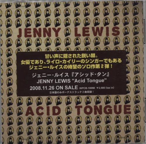 Jenny Lewis Acid Tongue CD-R acetate Japanese JL1CRAC666237
