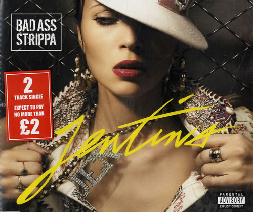 Jentina Bad Ass Strippa CD single (CD5 / 5") UK JN1C5BA554886