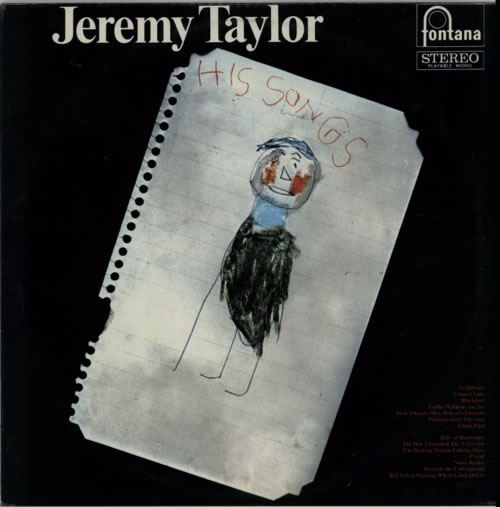 Jeremy Taylor His Songs vinyl LP album (LP record) UK KX4LPHI613616