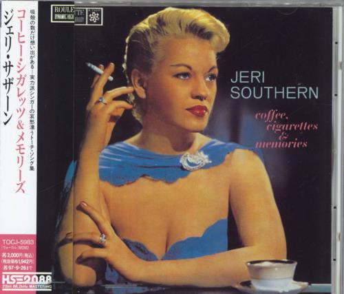 Jeri Southern Coffee, Cigarettes & Memories CD album (CDLP) Japanese JTJCDCO831013