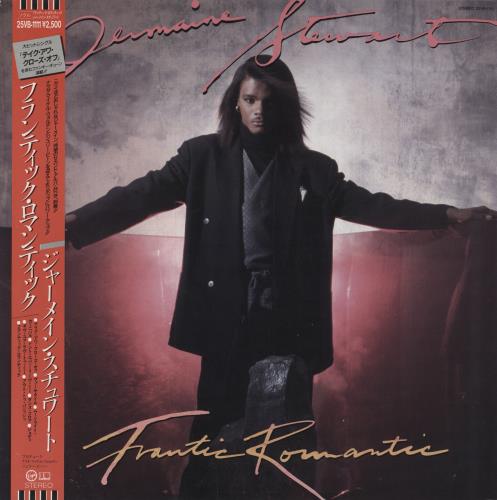 Jermaine Stewart Frantic Romantic - Promo Sample + Obi vinyl LP album (LP record) Japanese JMALPFR648017
