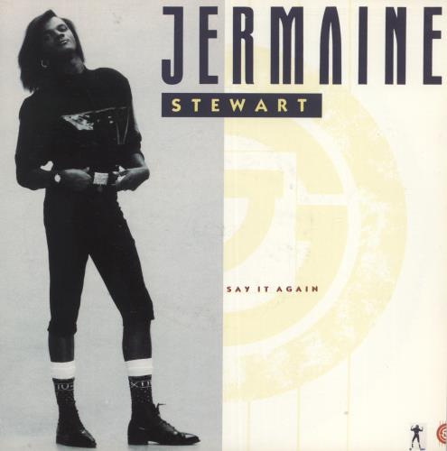 Jermaine Stewart Say It Again 7" vinyl single (7 inch record / 45) UK JMA07SA866525