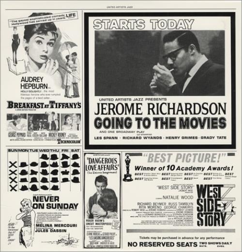 Jerome Richardson Going To The Movies - 180gm vinyl LP album (LP record) US JR-LPGO429053