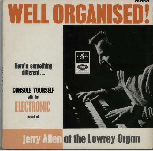 Jerry Allen Well Organised! vinyl LP album (LP record) UK J42LPWE643258