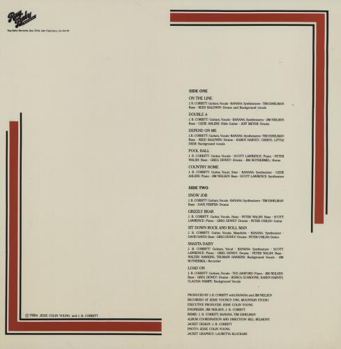 Jerry Corbitt On The Line vinyl LP album (LP record) US 24ZLPON763256