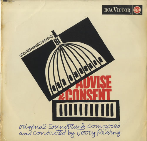 Jerry Fielding Advise And Consent vinyl LP album (LP record) UK J2TLPAD521504